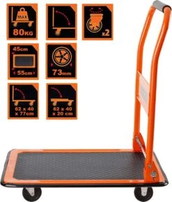 Black & Decker Black&Decker Platformwagen Inklapbaar - BXWT-H303 -Black & Decker 1020x1200