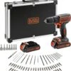 Black & Decker BLACK+DECKER BDCD18BAFC-QW Accuboormachine Kit - 18V - 80 Accessoires - Incl. 2 Accu's En Lader 2 Black & Decker BLACK+DECKER BDCD18BAFC-QW Accuboormachine Kit - 18V - 80 Accessoires - Incl. 2 Accu's En Lader -Black & Decker 1032x1200