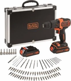 Black & Decker BLACK+DECKER BDCHD18BAFC-QW Accu Klopboormachine - 18V - 2 Accu's - Incl. 80 Accessoires