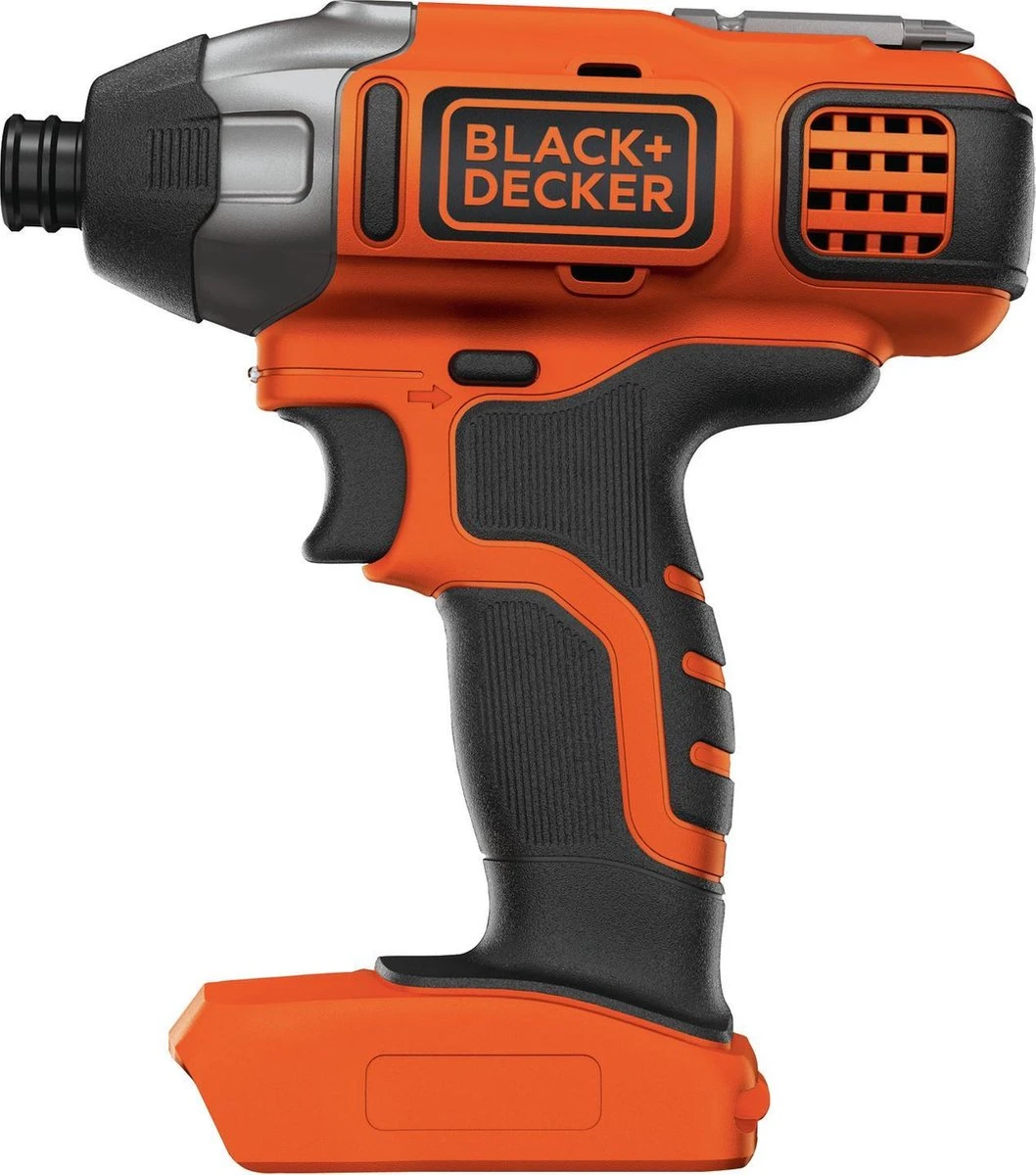 Black & Decker BLACK+DECKER BDCIM18N-XJ Schroefmachine - Slagschroevendraaier - 18V - Zonder Accu En Lader 6 Black & Decker BLACK+DECKER BDCIM18N-XJ Schroefmachine - Slagschroevendraaier - 18V - Zonder Accu En Lader - Afbeelding 4