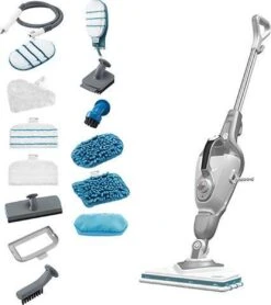 Black & Decker BLACK+DECKER BHSM1615DSG-QS Steam-Mop - 1600W - Met SteaMitt, Deltavoet En 15 Accessoires -Black & Decker 1067x1200