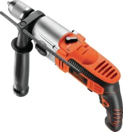 Black & Decker BLACK+DECKER KR911K-QS Klopboormachine - 910W - 2 Snelheden - Dieptestop -Black & Decker 1118x1200