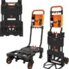 Black & Decker BLACK+DECKER 2-in-1 Steekwagen En Platformwagen - Opvouwbaar - Steekwagen 120KG - Platformwagen 50KG - Zwart/Oranje 2 Black & Decker BLACK+DECKER 2-in-1 Steekwagen En Platformwagen - Opvouwbaar - Steekwagen 120KG - Platformwagen 50KG - Zwart/Oranje -Black & Decker 1145x1200 1