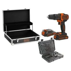 Black & Decker Accuschroefboormachineset BDCHD18B2FC-QW