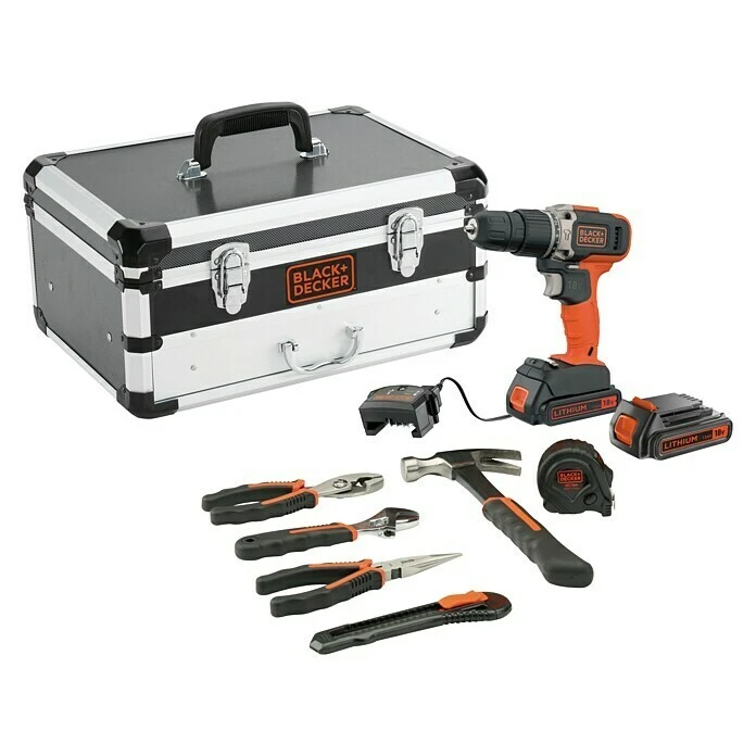 Black & Decker Accuschroefboormachineset 3 Black & Decker Accuschroefboormachineset