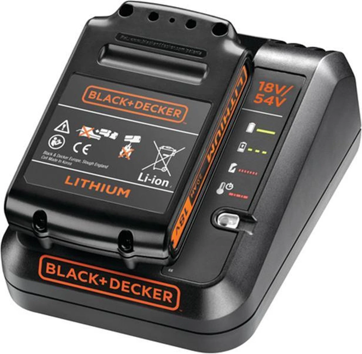 Black & Decker BLACK+DECKER BDC2A20-QW Startset - 18V Accu - 2A Lader - Lithium-Ion 3 Black & Decker BLACK+DECKER BDC2A20-QW Startset - 18V Accu - 2A Lader - Lithium-Ion