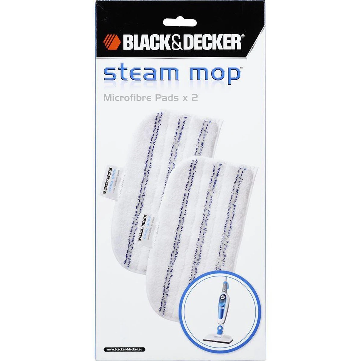 Black & Decker BLACK+DECKER FSMP20-XJ Microvezel Stoomreiniger Stoomdoek - 2 Stuks 6 Black & Decker BLACK+DECKER FSMP20-XJ Microvezel Stoomreiniger Stoomdoek - 2 Stuks - Afbeelding 4