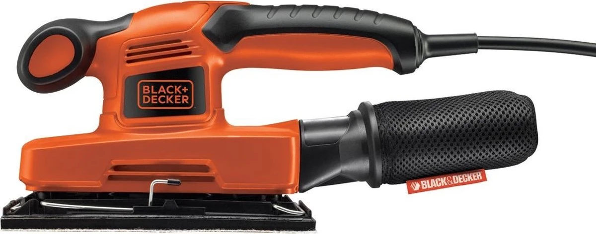 Black & Decker BLACK+DECKER KA320EKA-QS Schuurmachine - 240W - 5 Schuurvellen - Stofopvangzak 6 Black & Decker BLACK+DECKER KA320EKA-QS Schuurmachine - 240W - 5 Schuurvellen - Stofopvangzak - Afbeelding 4