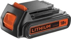 Black & Decker BLACK+DECKER Lithium Ion Schuifaccu 18V. 2.0Ah | BL2018-XJ