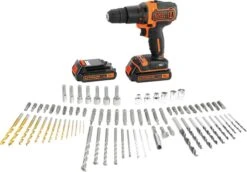 Black & Decker BLACK+DECKER BDC718AS2F-QW Klopboormachine - 18V - Incl. 2 Accu’s - 80 Accessoires -Black & Decker 1200x837