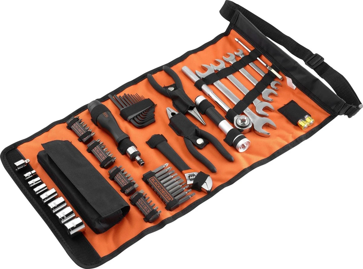 Black & Decker BLACK+DECKER A7144-XJ Gereedschapsset - Geschikt Voor In De Auto - 71 Delig 3 Black & Decker BLACK+DECKER A7144-XJ Gereedschapsset - Geschikt Voor In De Auto - 71 Delig