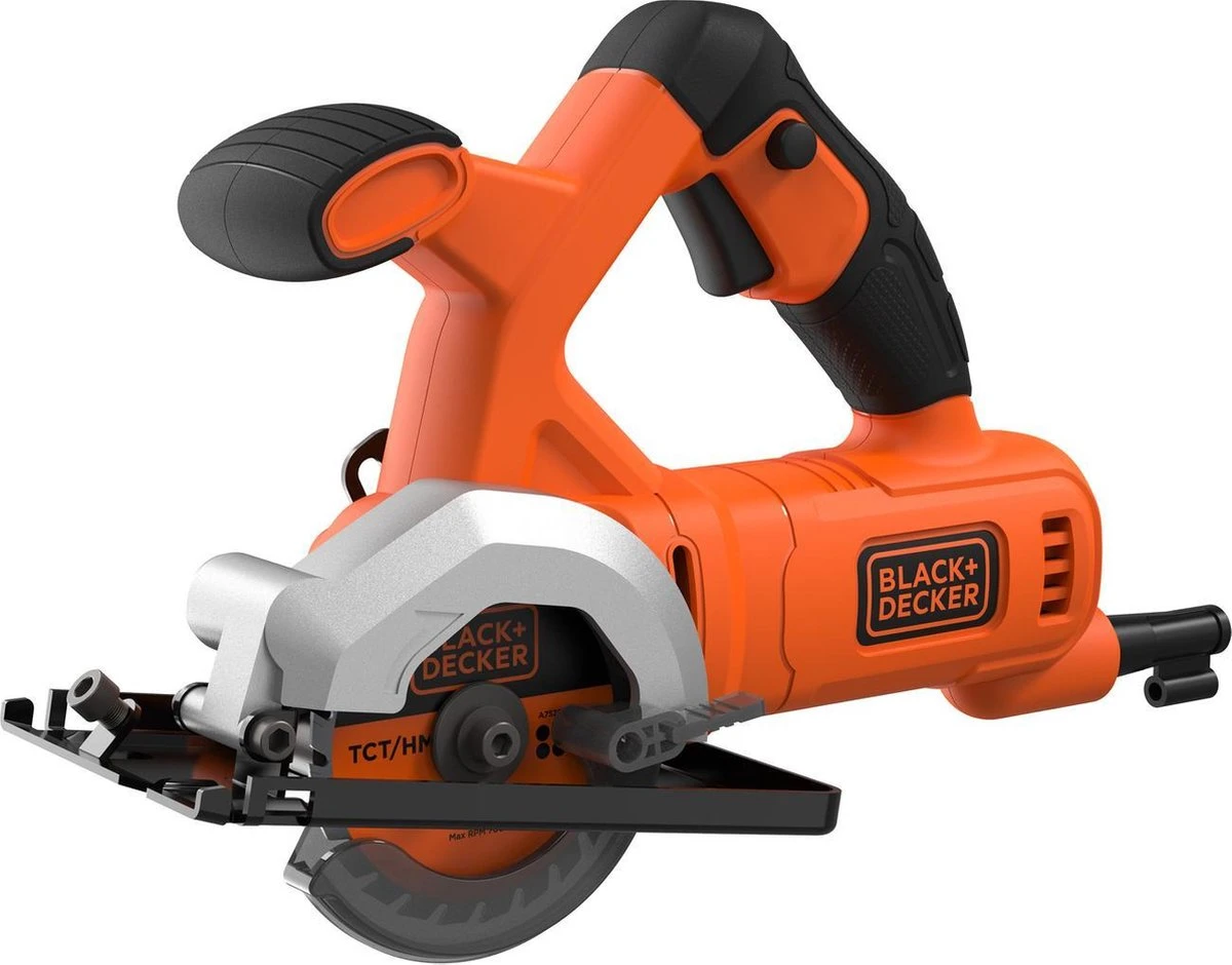 Black & Decker BLACK+DECKER BES510K-QW Mini Cirkelzaag - 400W - 85mm Zaagdiepte - Incl. Accessoires En Koffer 4 Black & Decker BLACK+DECKER BES510K-QW Mini Cirkelzaag - 400W - 85mm Zaagdiepte - Incl. Accessoires En Koffer - Afbeelding 2