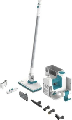 Black & Decker BLACK+DECKER BHSM15FX10-QS Steam-mop - 1500W - Incl. 10 Accessoires, Extensiekit En Opbergoplossing