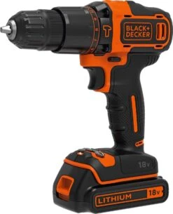 Black & Decker BLACK+DECKER BDCHD18BAFC-QW Accu Klopboormachine - 18V - 2 Accu's - Incl. 80 Accessoires -Black & Decker 973x1200